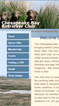 Mobile Screenshot of chesapeakebayretrieverclub.co.uk